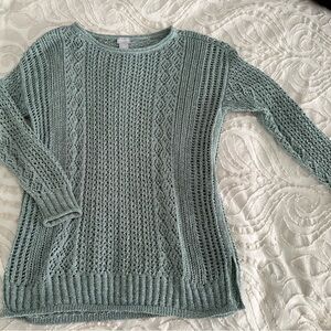 Chico’s Women's Knit Sweater - Light Green